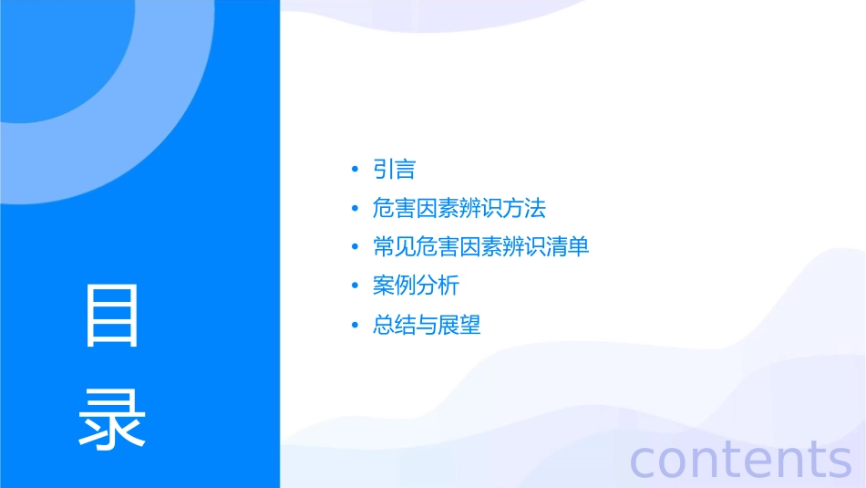 危害因素辨识清单课件_第2页