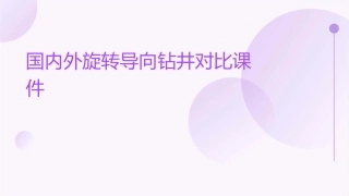 国内外旋转导向钻井对比课件