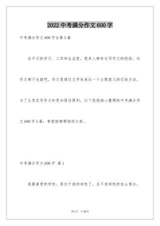 2024中考满分作文600字_64