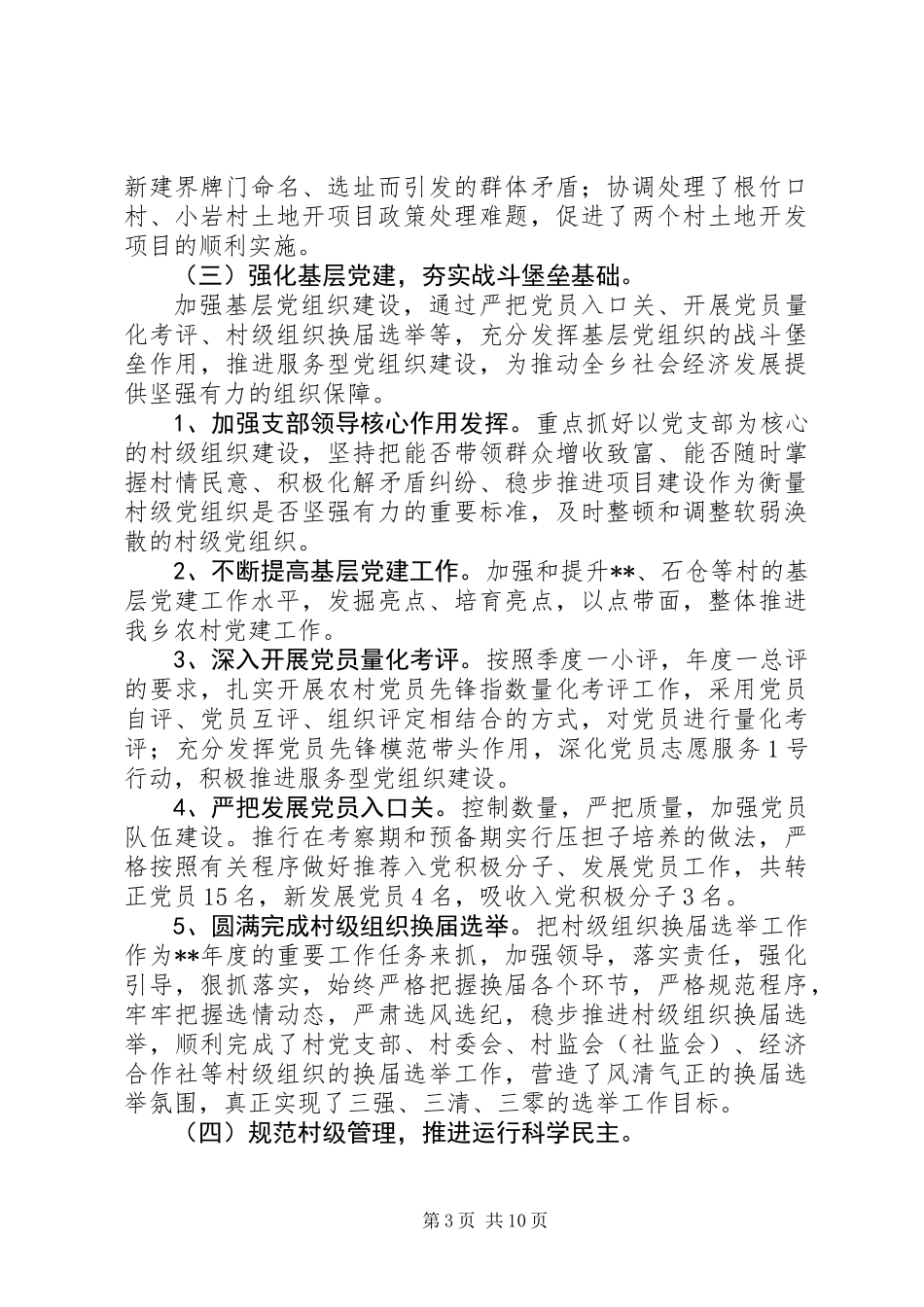 乡代表大会报告_第3页