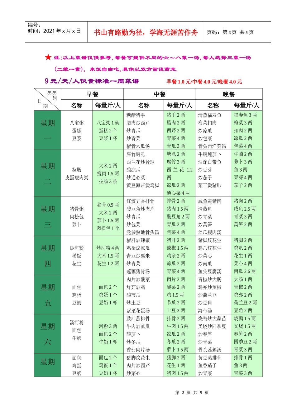 广州旺记饮食管理有限公司菜谱_第3页