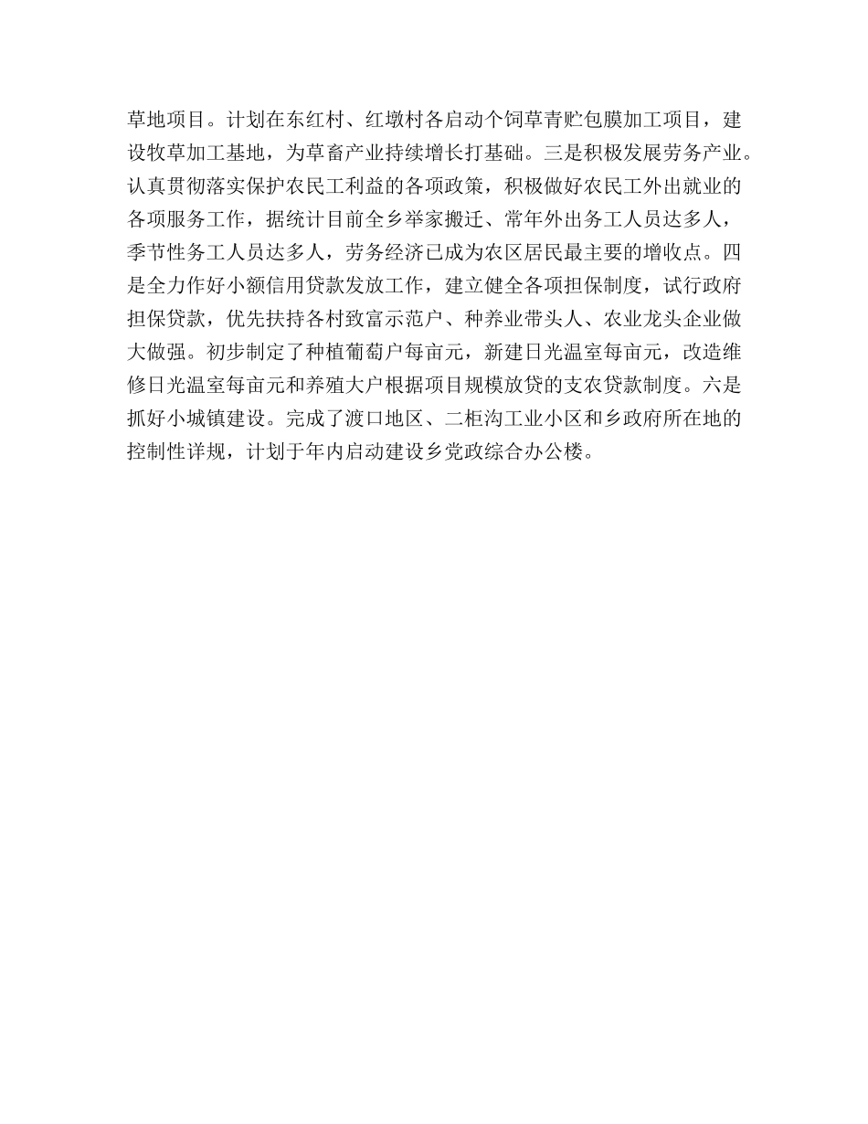 乡2024年第一季度工作总结 _第3页