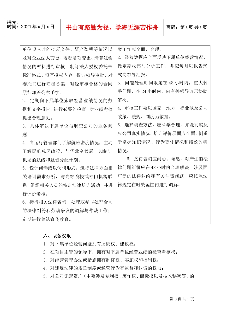 经营管理助理员工作描述_第3页