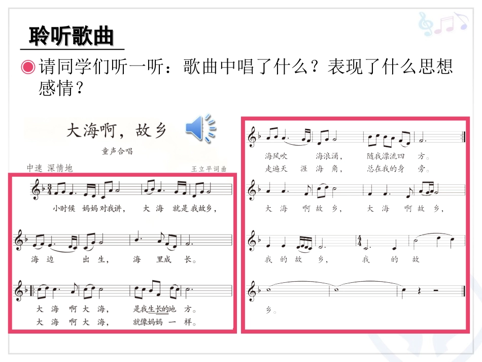 《大海啊故乡》PPT_第3页