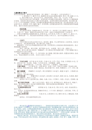 儿童流鼻血小秘方