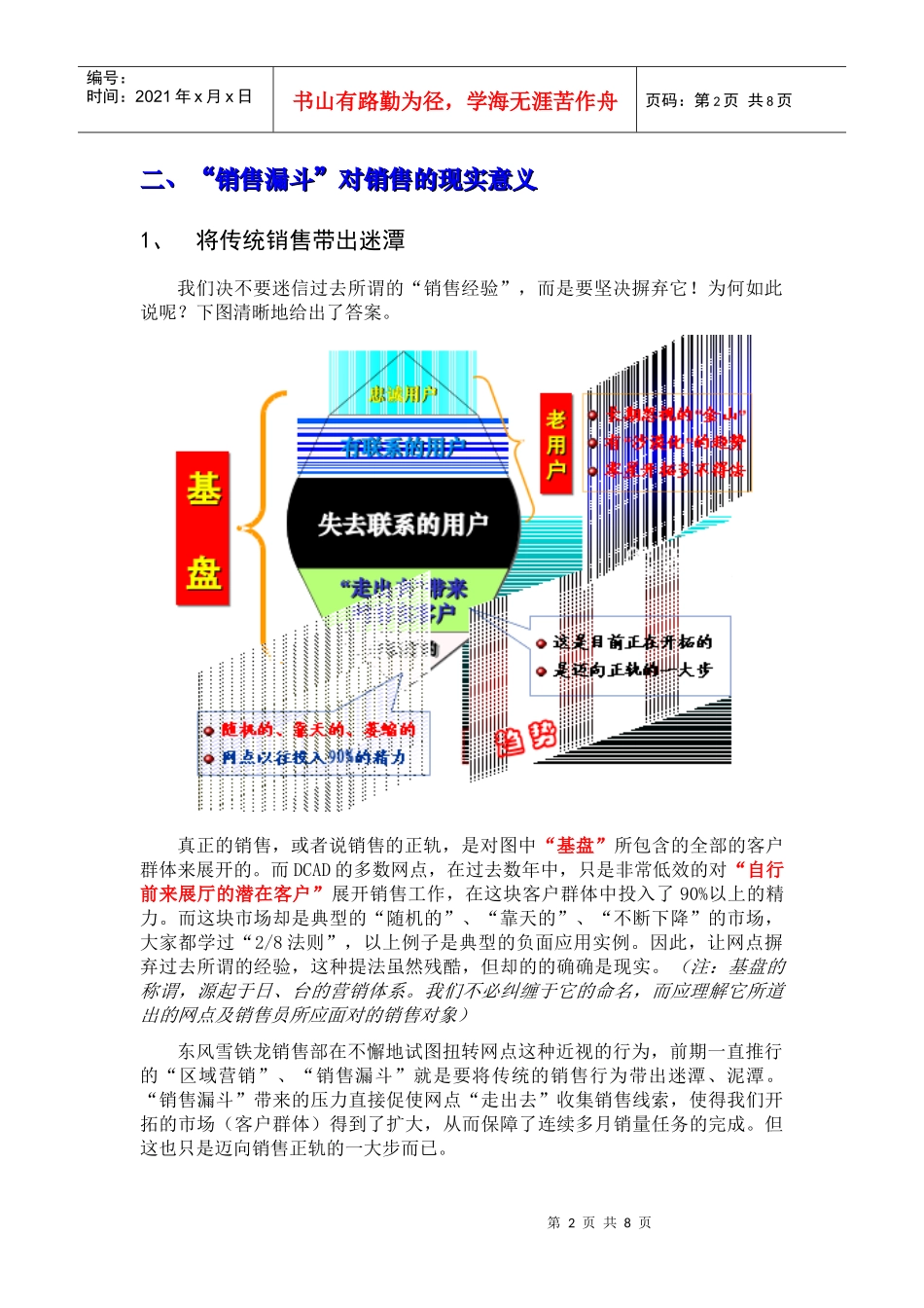 销售漏斗管理指导之一(观念篇)_第2页
