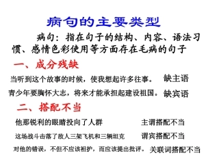修改病句的方法技巧ppt讲解