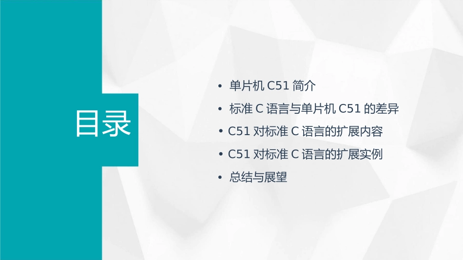 单片机C51对标准C语言的扩展课件_第2页
