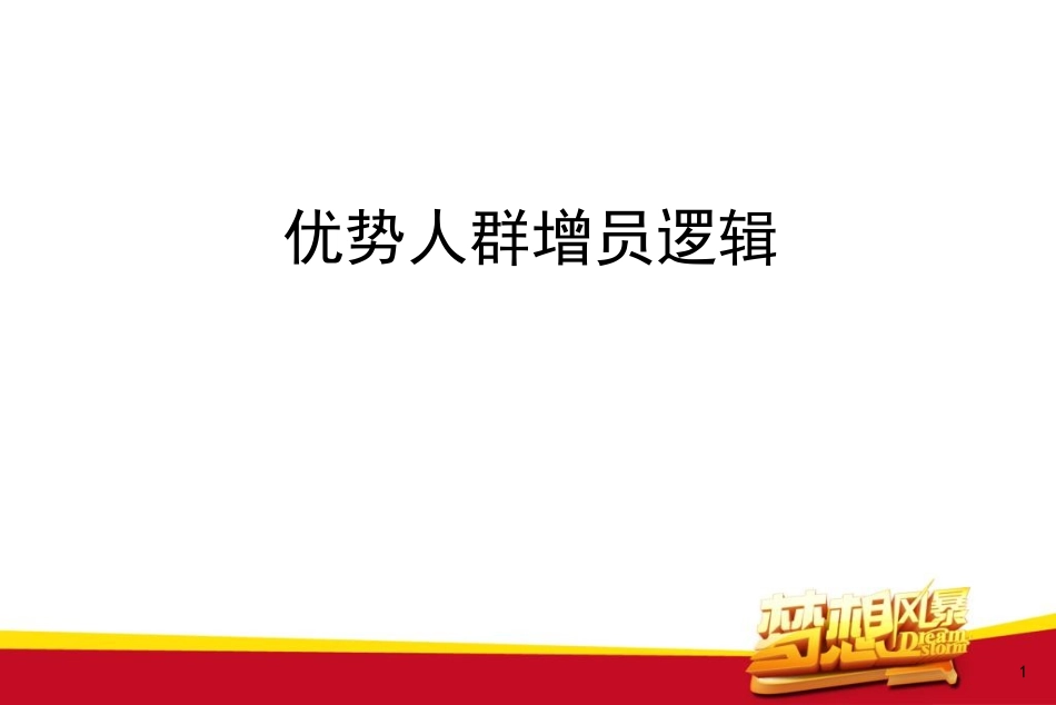 优势人群增员逻辑话术_第1页