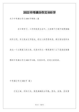 2024中考满分作文600字_36