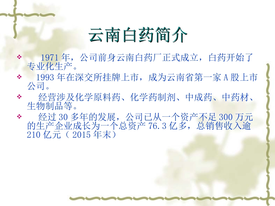 云南白药案例分析_第2页