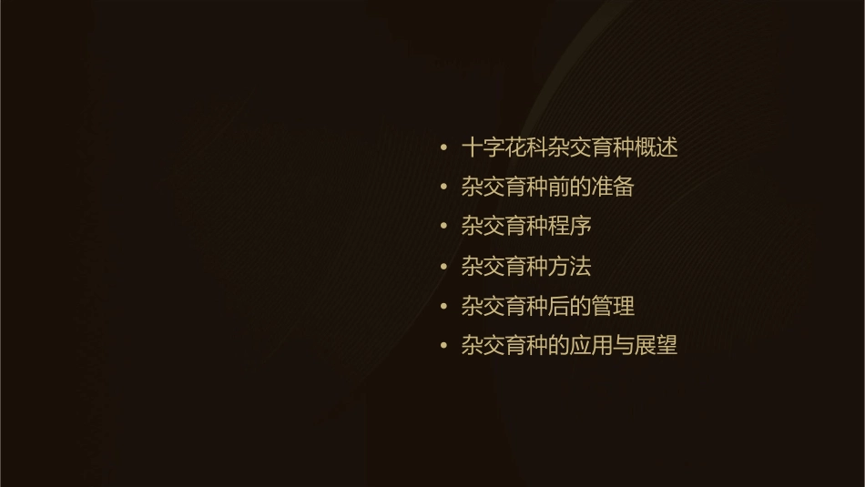 十字花科杂交育种的程序和方法剖析课件_第2页
