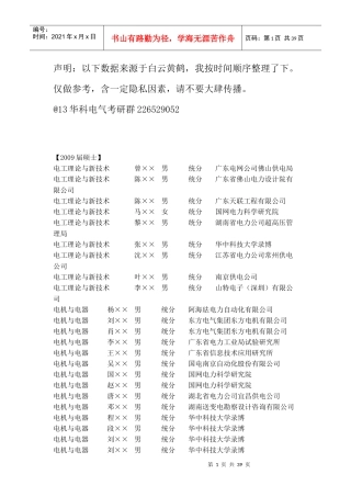 华科电气就业统计