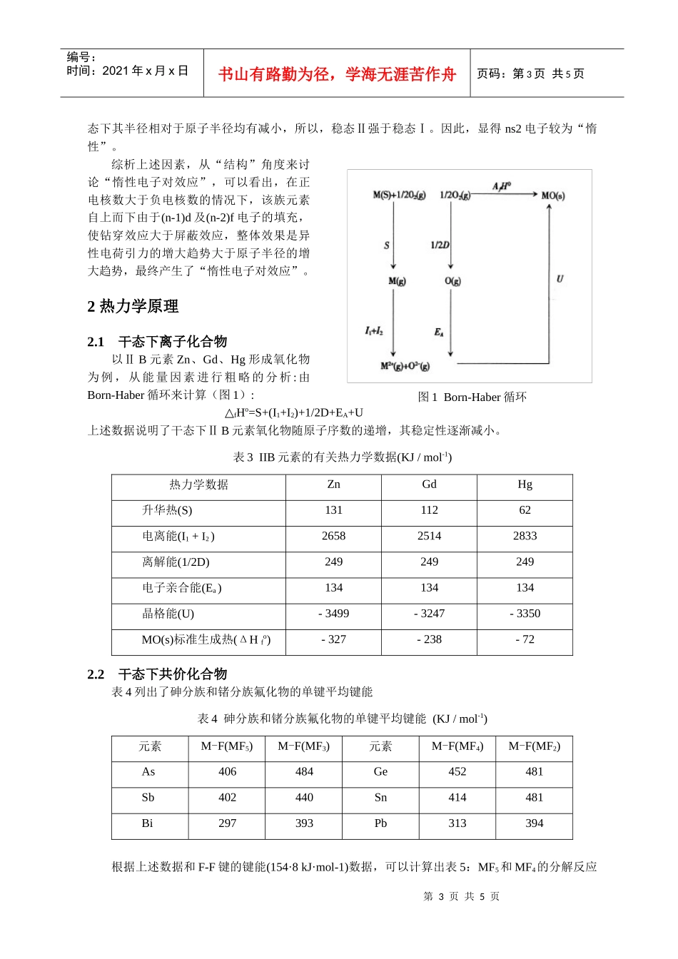 对惰性电子对效应产生的原因的理解_第3页