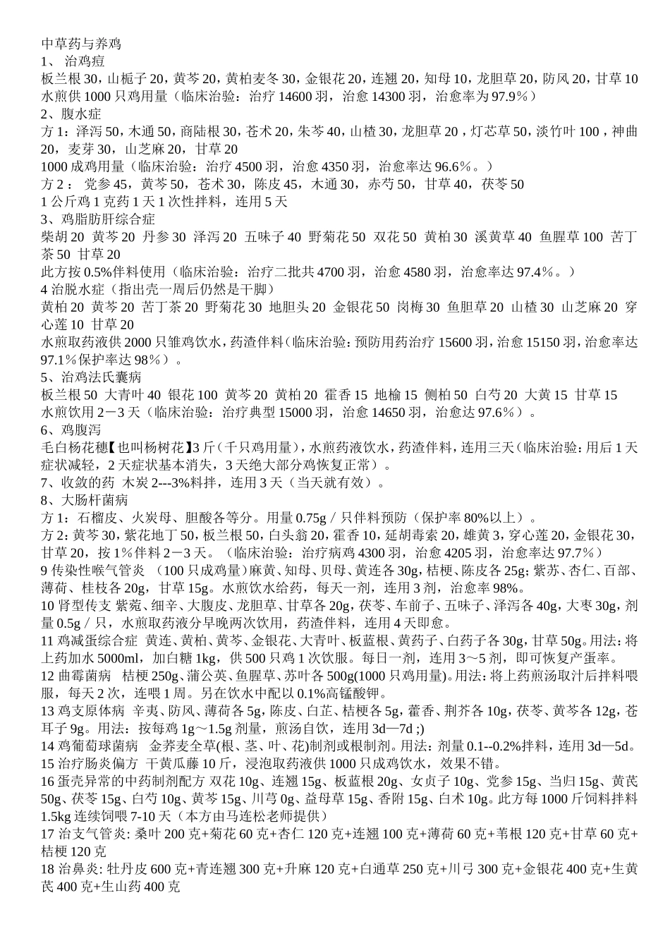 中草药与养鸡_第1页