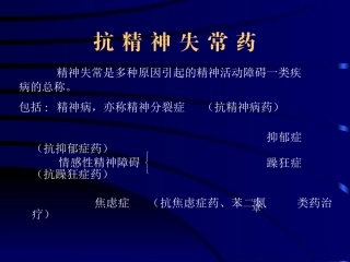 中枢神经系统药理概论幻灯片