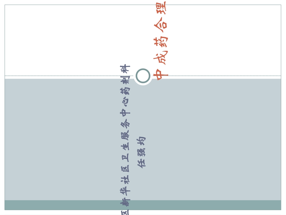 中成药合理应用-PPT文档资料_第1页