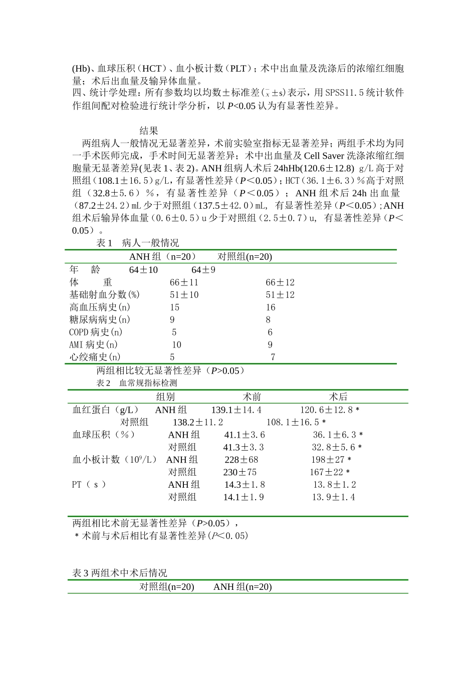 中度急性等容血液稀释加回收式自体输血_第2页
