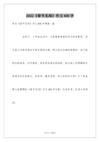 2024《春节见闻》作文600字_6