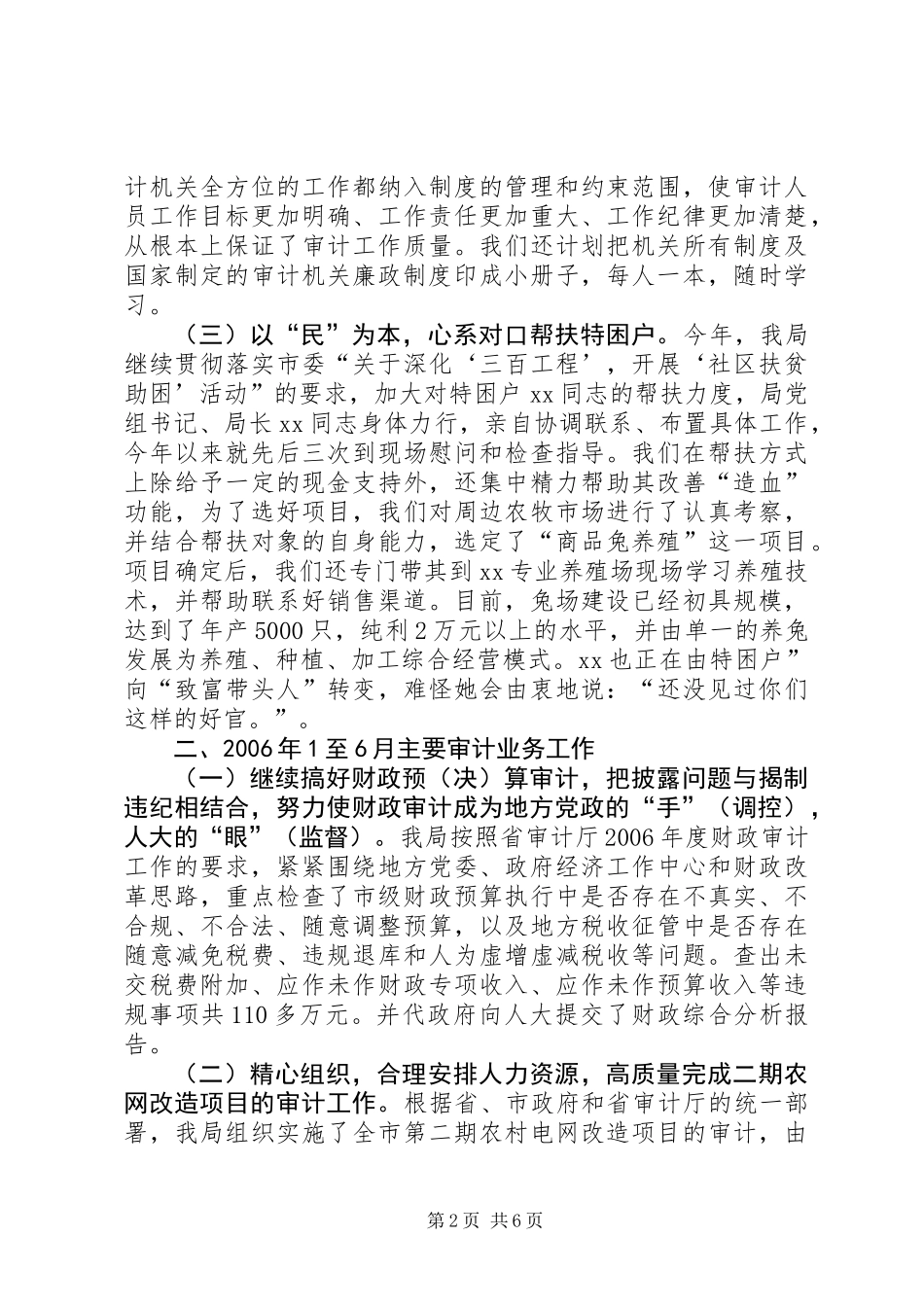 上半年审计工作总结_第2页