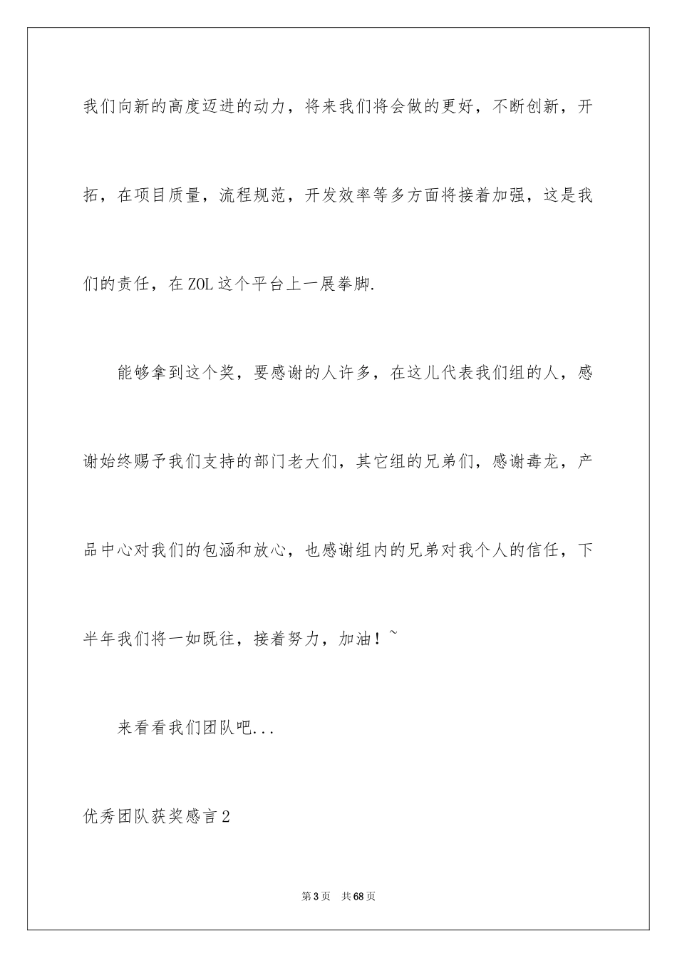 2024优秀团队获奖感言_5_第3页