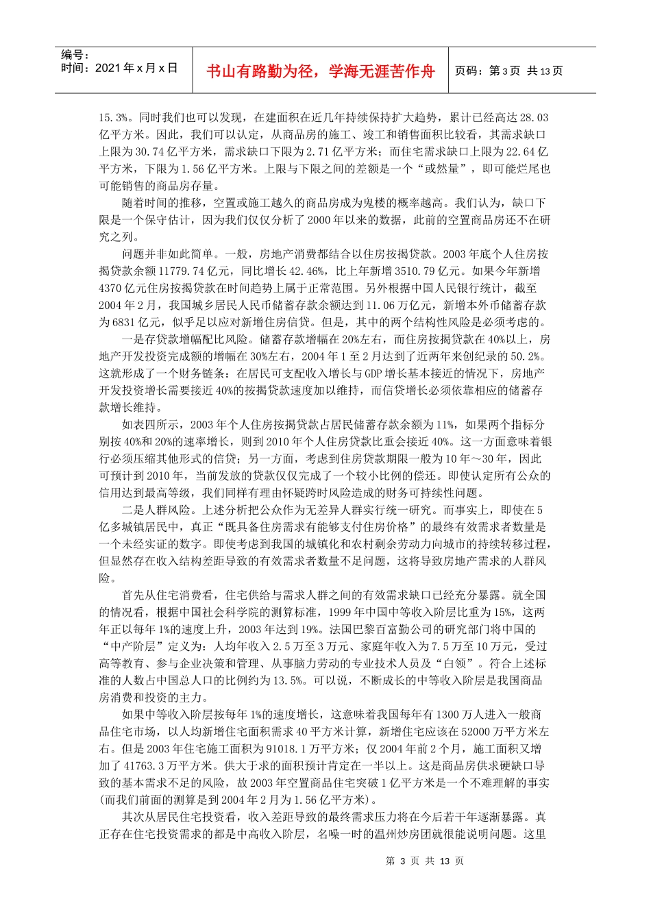 房地产泡沫研究_第3页