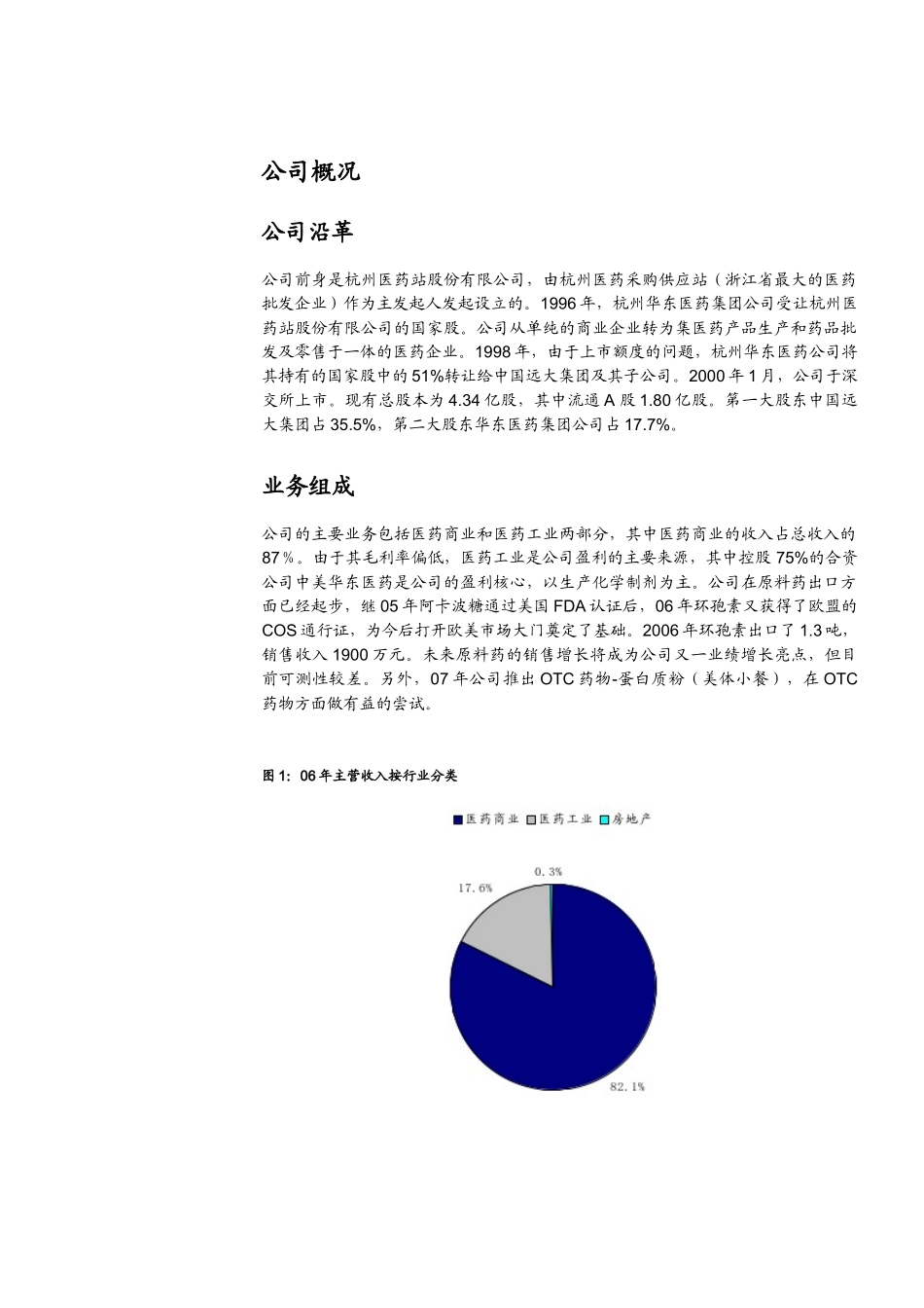 华东医药深度研究——两翼齐飞doc-全景网：权威财经资讯_第2页