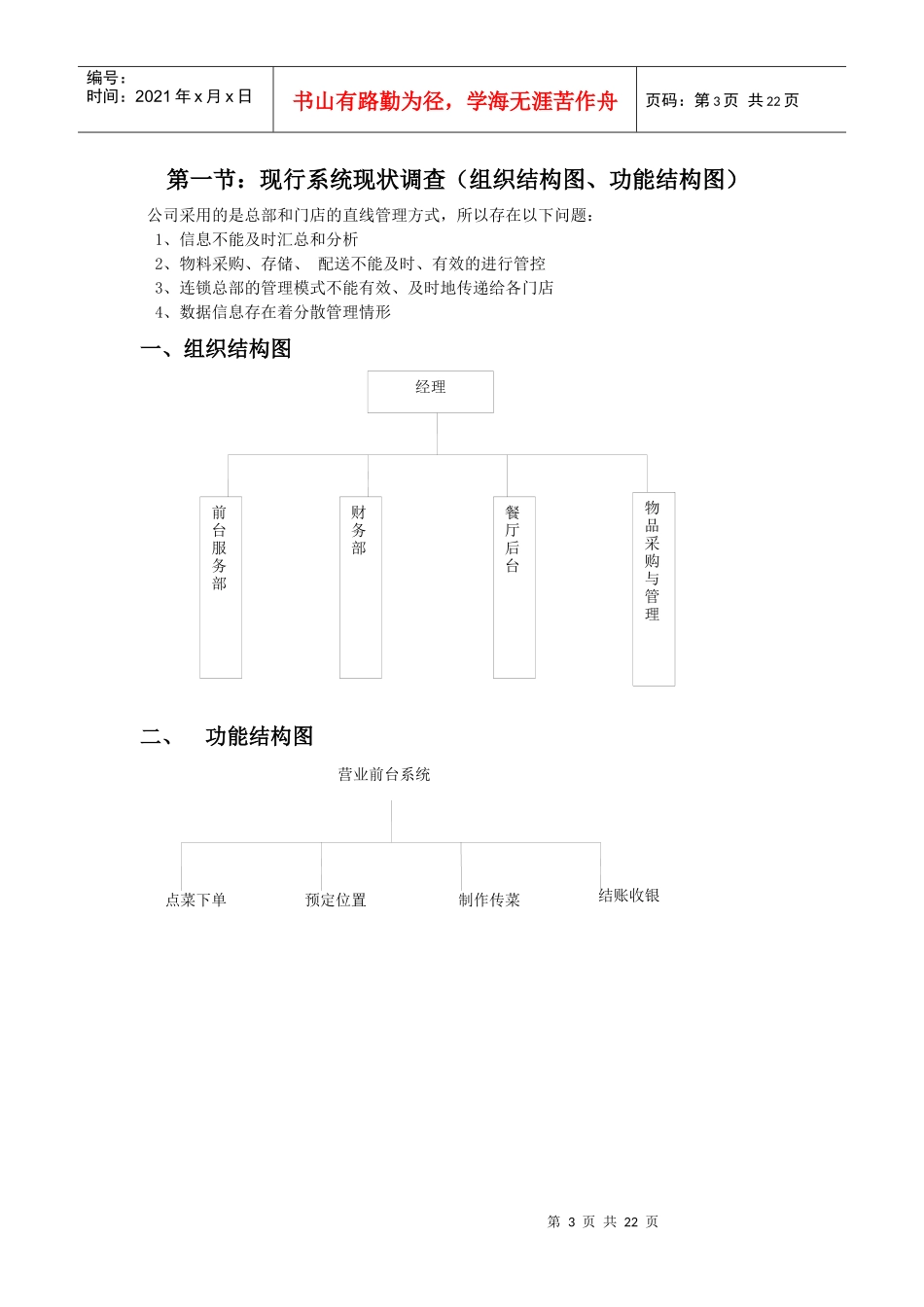 餐饮企业连锁管理信息系统_第3页