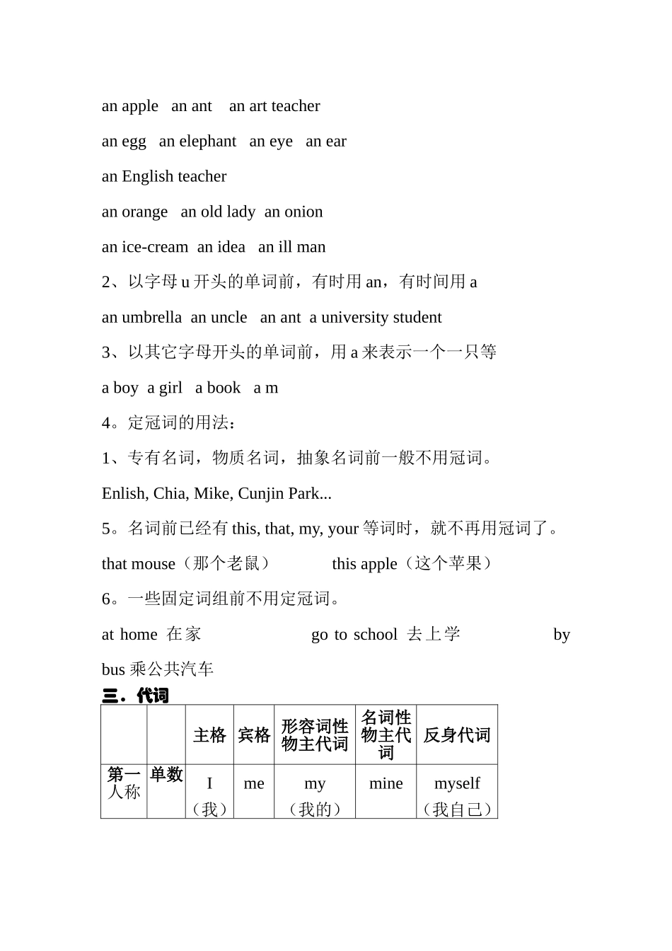 PEP小学英语语法大汇总_第3页