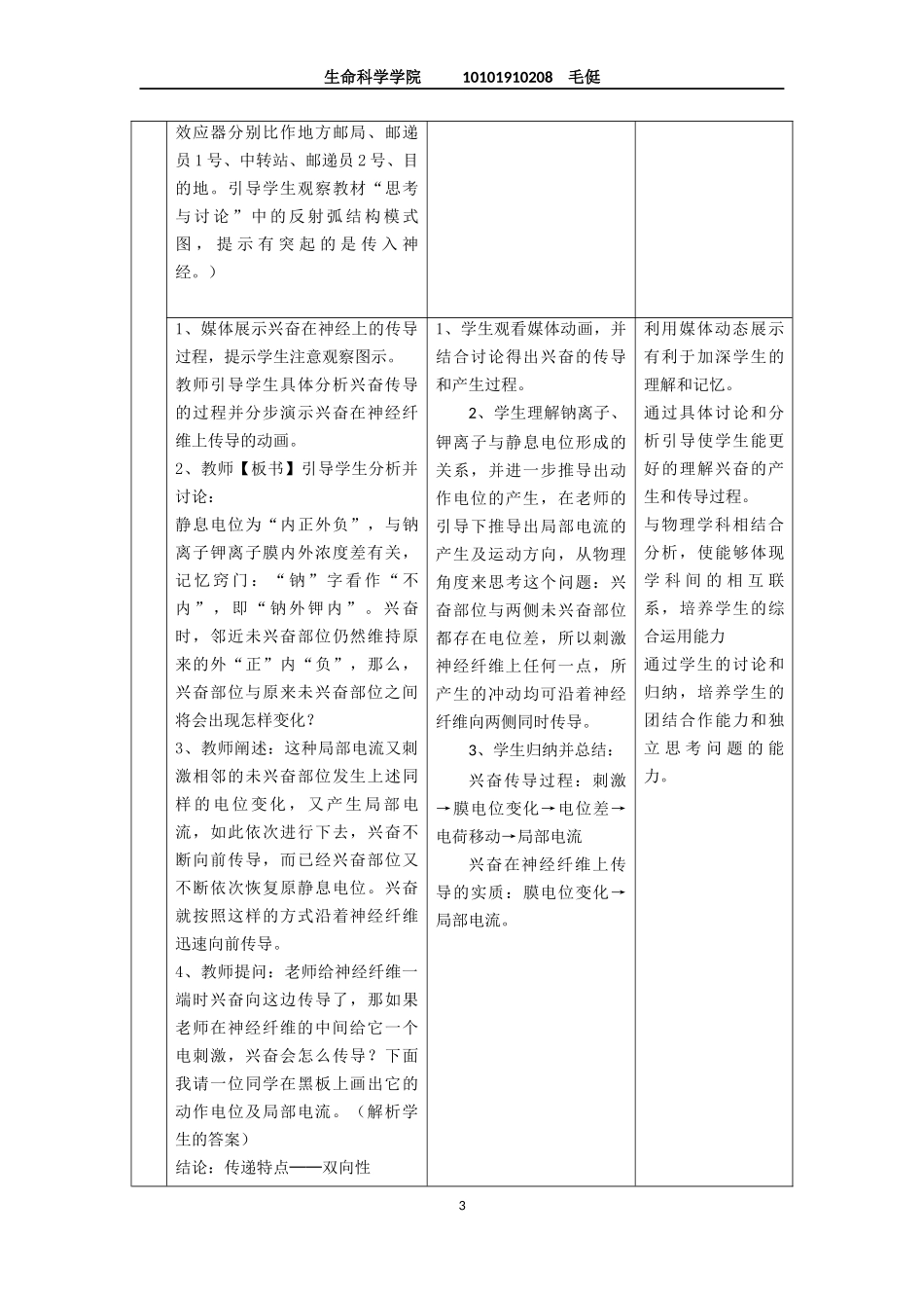 毛侹的通过神经系统的调节_第3页