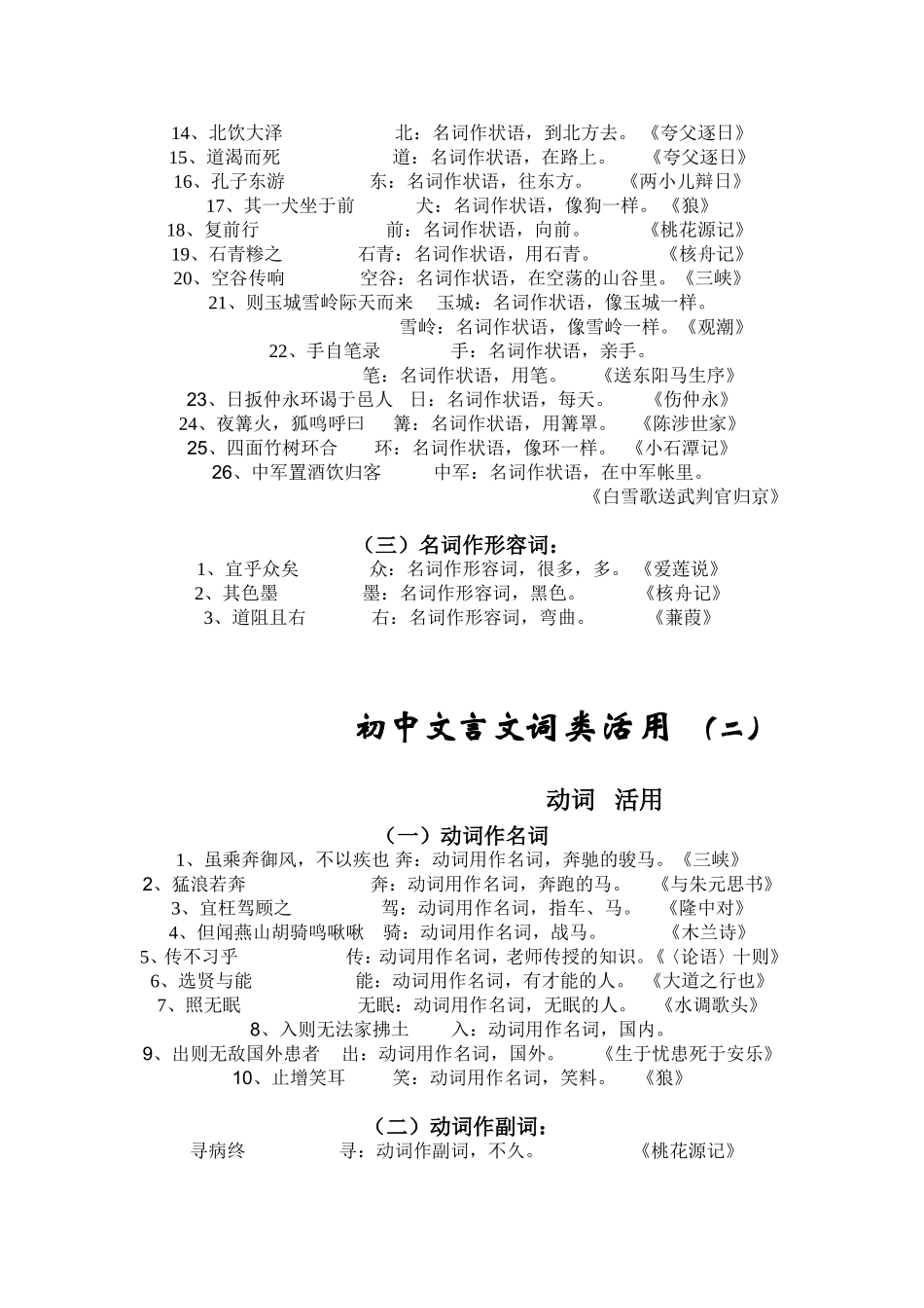初中文言文词类活用_第3页