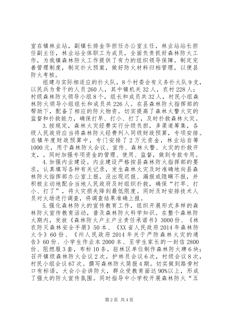 XX年乡镇森林防火工作总结 (2)_第2页