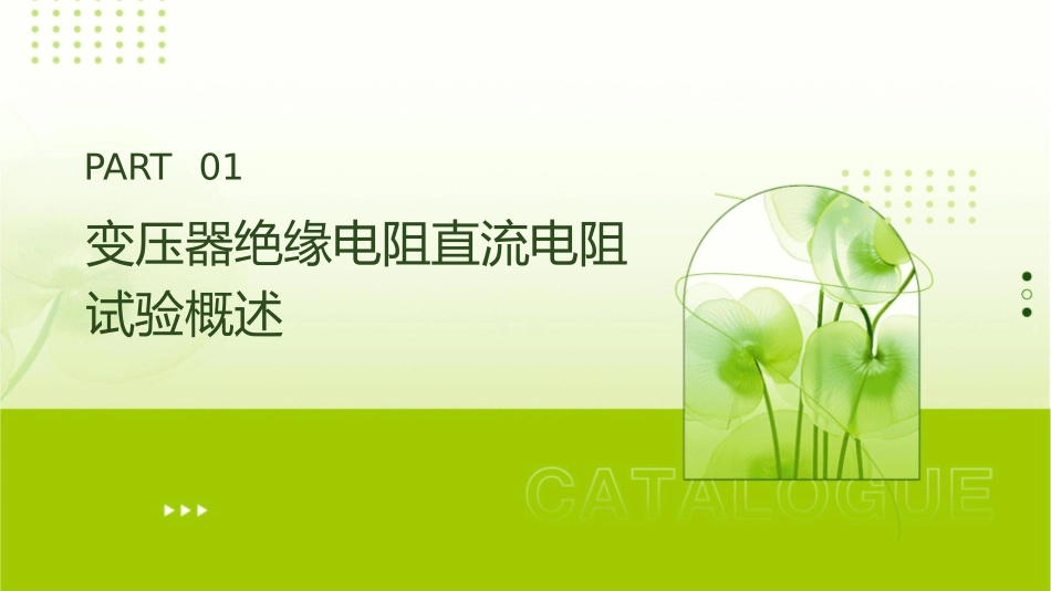 变压器绝缘电阻直流电阻试验及方法课件_第3页