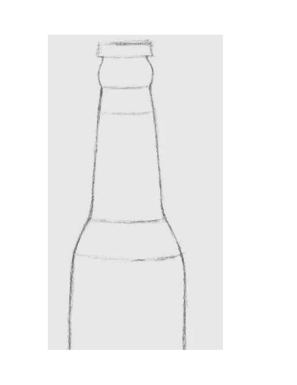 啤酒瓶怎么画_啤酒瓶的素描步骤有哪些_素描教程_第2页