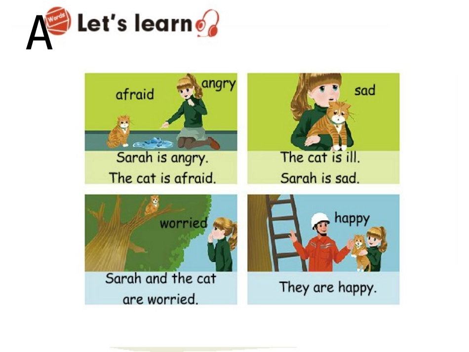 2014年新版pep六年级上册英语Unit6_How_do_you_feel_partB_Let's_learn_(2)_第3页