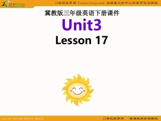 （冀教版）六年级英语下册课件unit2lesson17（2）