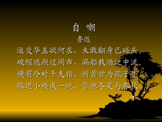 鲁迅作品专题复习