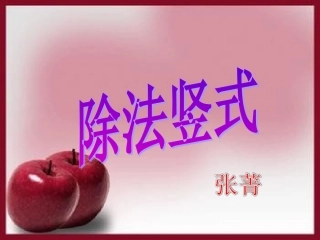《除法竖式》张菁