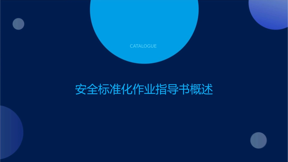 安全标准化作业指导书编写指南课件_第3页