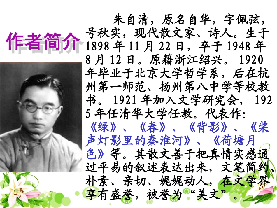 《匆匆》教学课件2_第2页