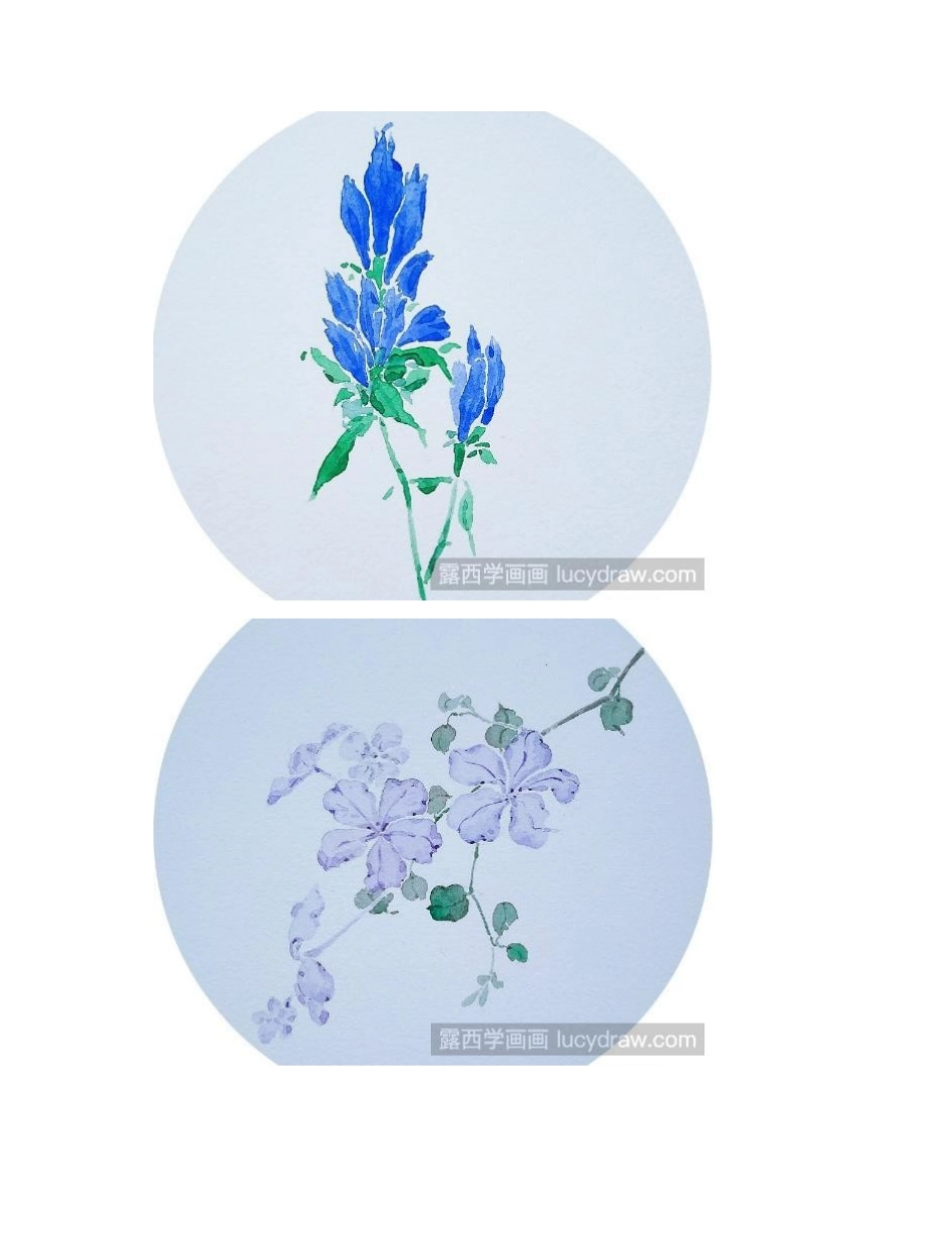 可做头像的森系水彩画作品欣赏水彩画作品_第2页