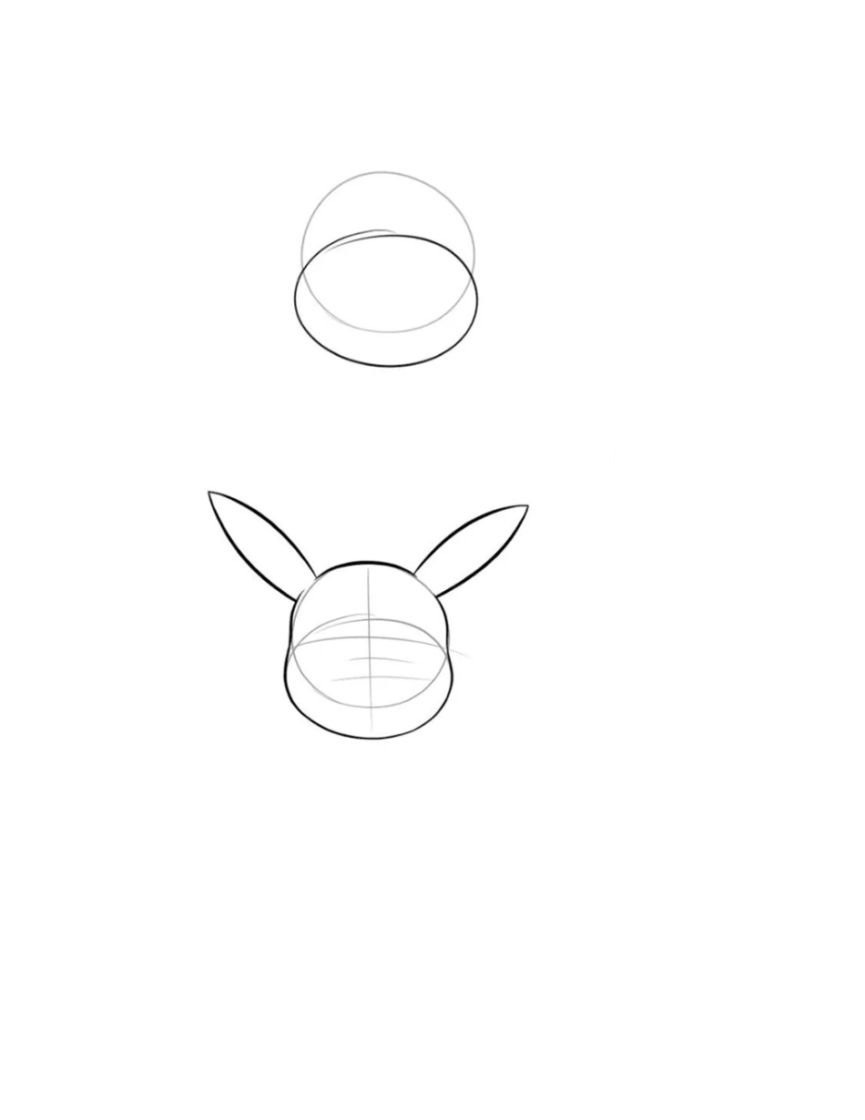 可爱的皮卡丘简笔画步骤图解简笔画教程3_第2页