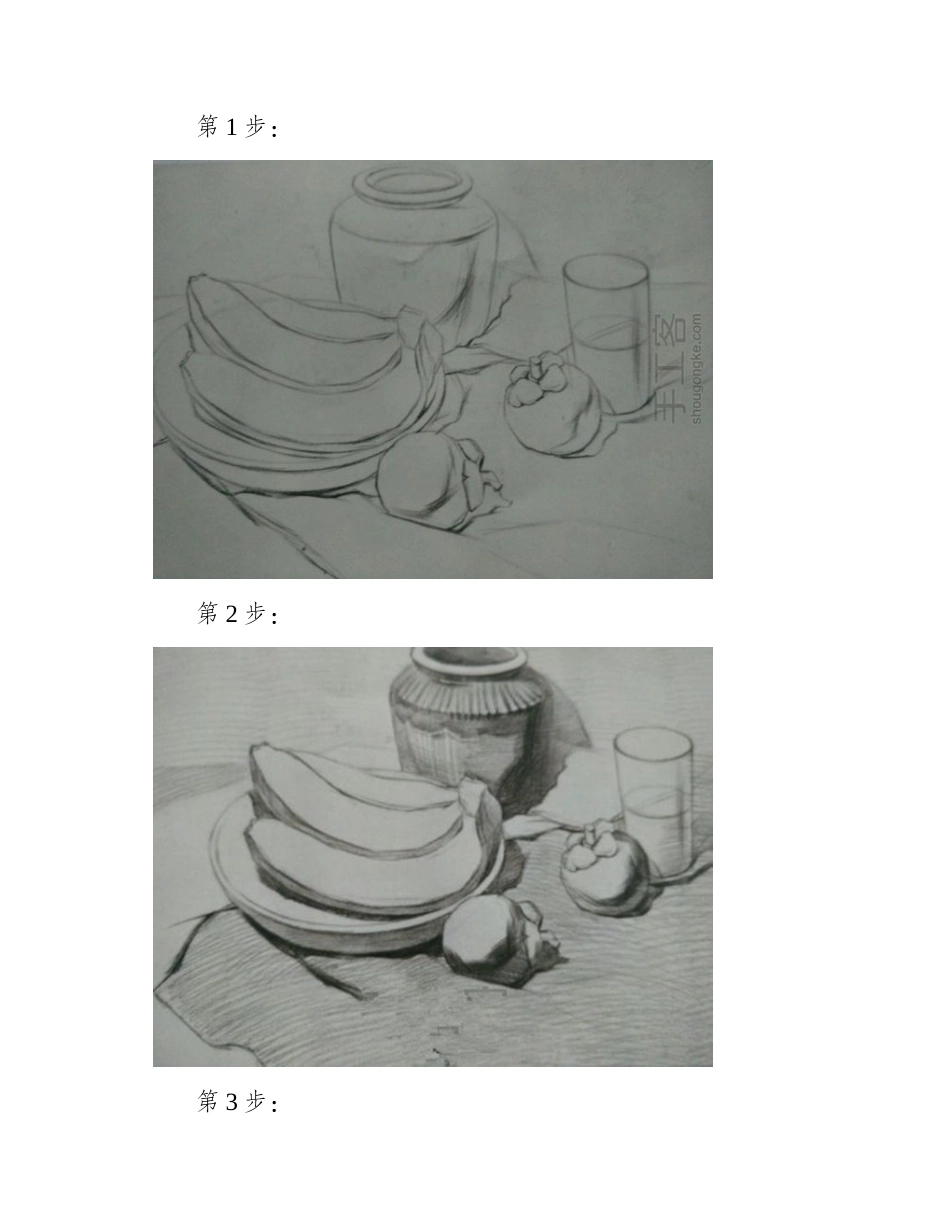 静物组合素描如何画_组合静物素描教程素描教程_第2页