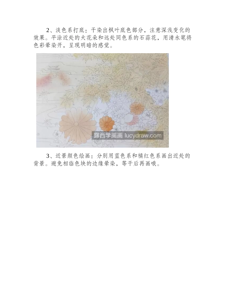 美轮美奂的场景怎么画_绘画步骤有哪些_水彩画教程_第2页