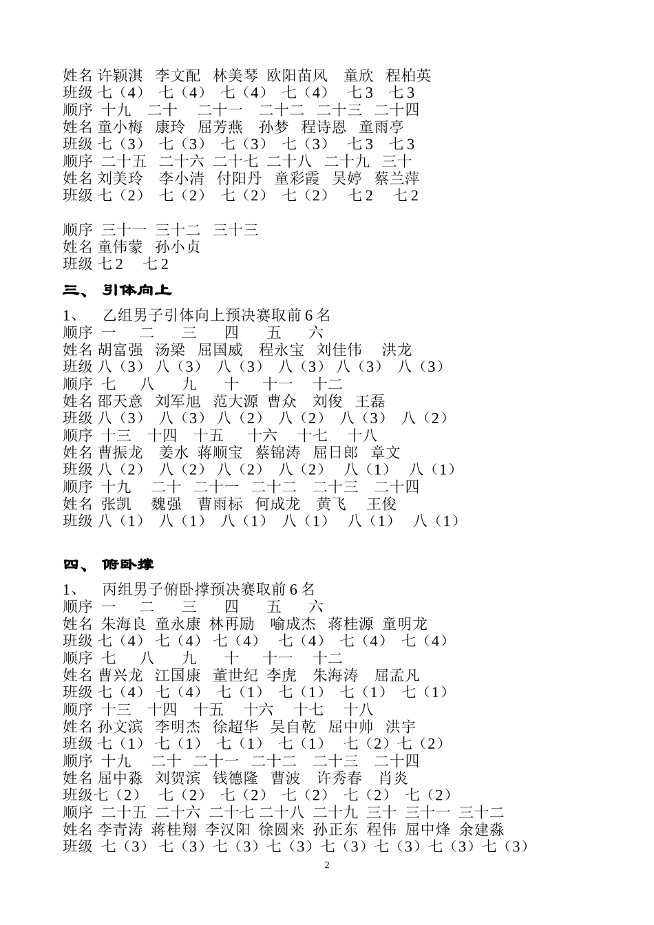 竞赛项目顺序表_第2页