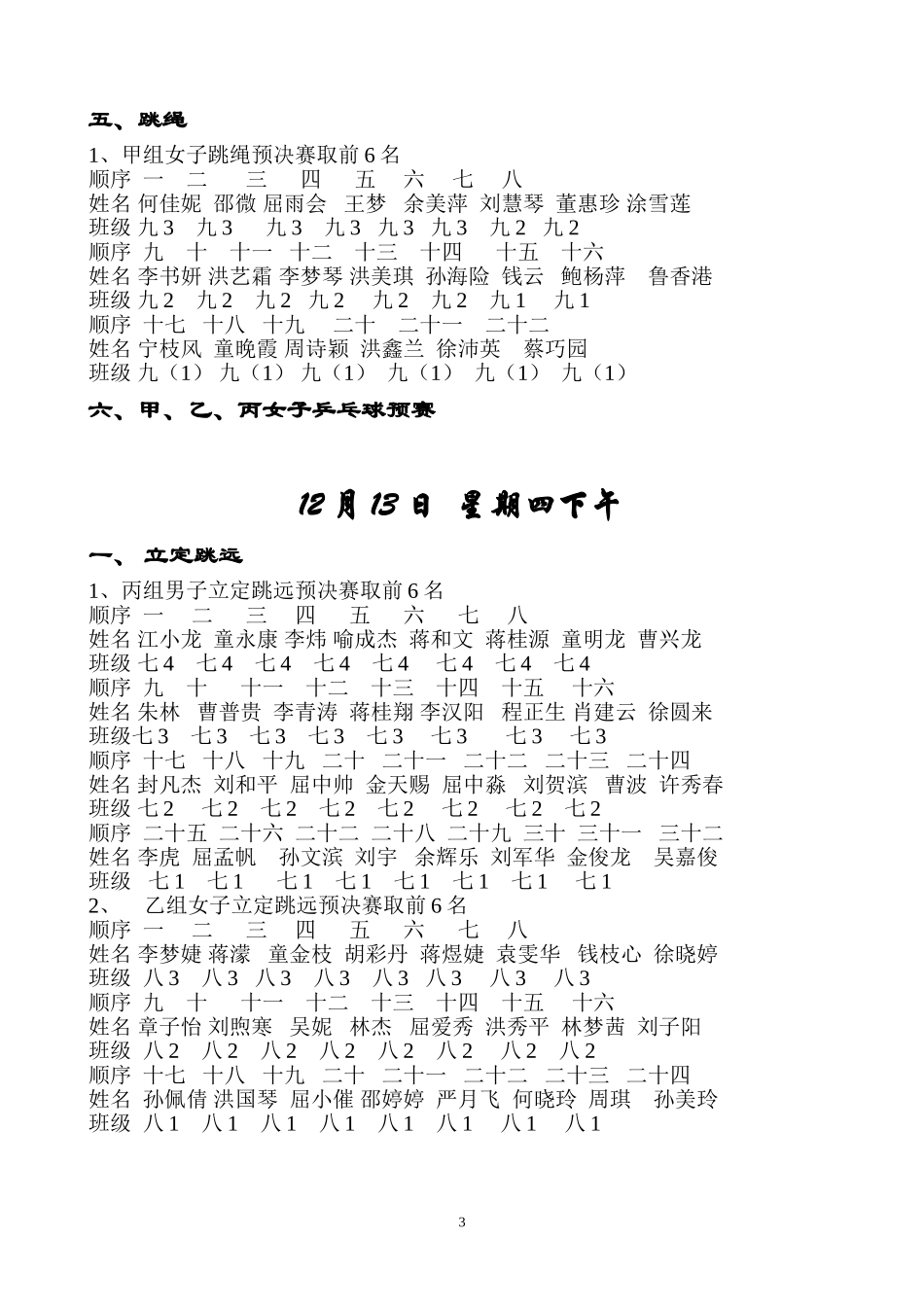 竞赛项目顺序表_第3页