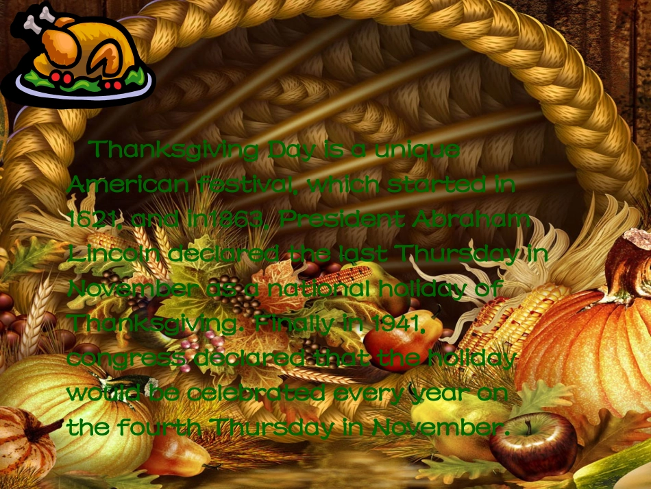 感恩节(英文版)_第2页