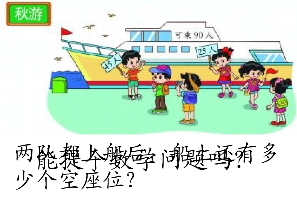 2013新北师大版二年级上册数学《秋游》课件1_第2页