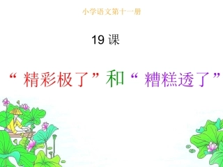 精彩极了和糟糕透了_PPT (2)