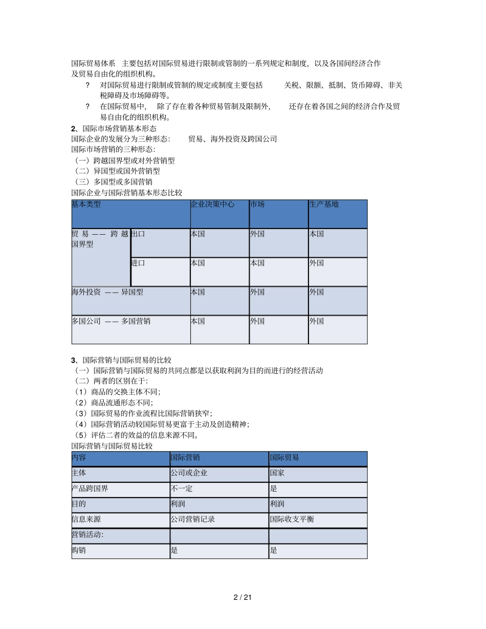 2019年国际营销复习资料_第2页